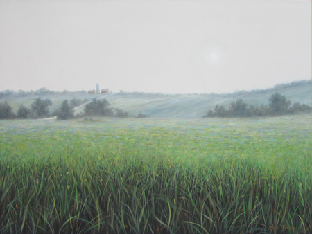 Misty Morning 30 x 40,  $2200 CAN