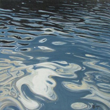 Watery Gaze, 8 x 8,  $220 Can
